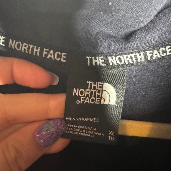 The North Face 1/4-Snap Fleece Pullover Navy Men's XL - Picture 3 of 7